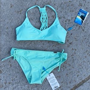 TEAL BIKINI TOP NEW!